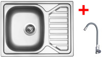 Sinks OKIO 650 + ELASTA nerez/šedá 